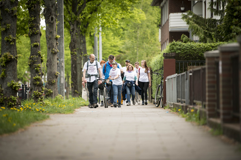 Endspurt zur ersten Verpflegungsstation